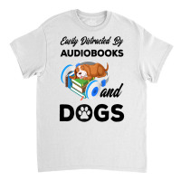 Bookworm Audiobook Dog Lover Owner   Audiobooks And Dogs Raglan Baseba Classic T-shirt | Artistshot