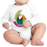 Stud Puffin Bird Long Sleeve Baby Bodysuit | Artistshot