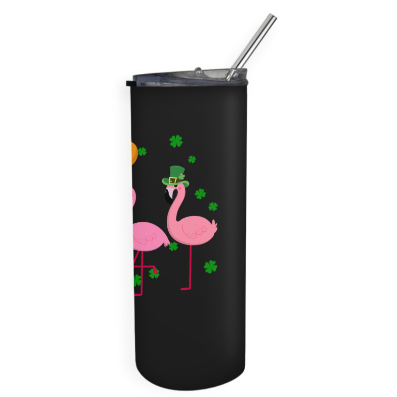 Christmas Flamingo St Patricks Day Skinny Tumbler | Artistshot