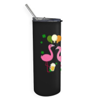 Christmas Flamingo St Patricks Day Skinny Tumbler | Artistshot