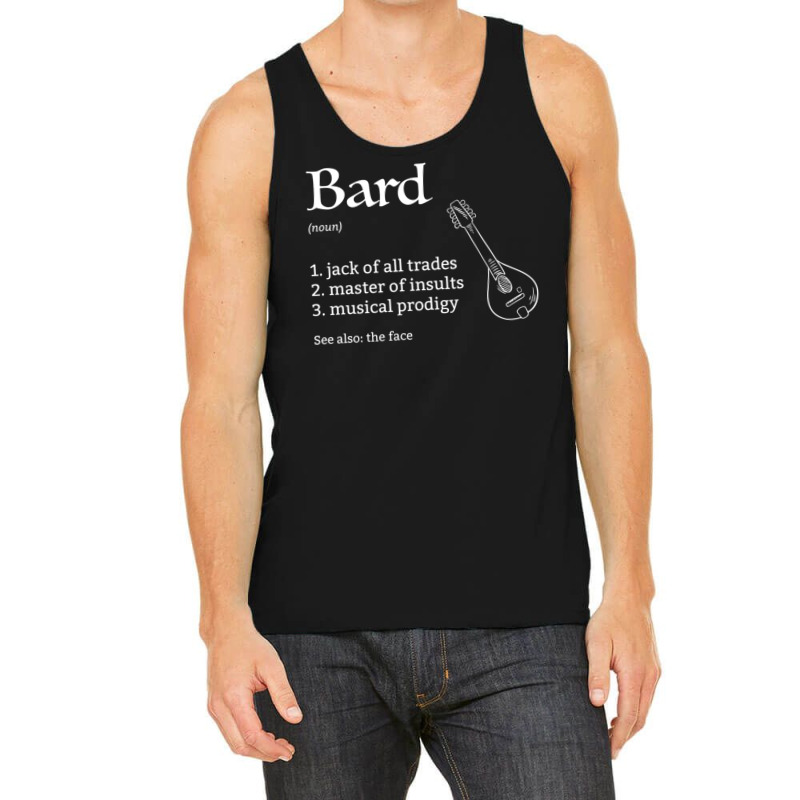 Bard Class Definition Dungeons And Rpg Dragons Tank Top by hotoancuong | Artistshot