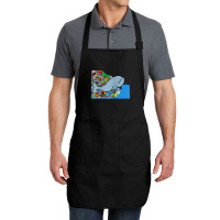 Blue Whale, Marine Sea Animal, Ocean Life, Surf, Art Work Raglan Baseb Full-length Apron | Artistshot