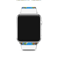 Blue Whale, Marine Sea Animal, Ocean Life, Surf, Art Work Raglan Baseb Apple Watch Band | Artistshot