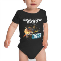 Mens Swallow Baby Don't Spit Red Drum Fishing Baby Bodysuit | Artistshot