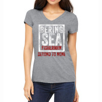 Bering Sea Fisherman 2021 Second To None Dutch Harbor Alaska Pullover Women's V-neck T-shirt | Artistshot