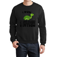 Womens I Run Slower Than Turtles In Peanut Butter Running V-neck Crewneck Sweatshirt | Artistshot