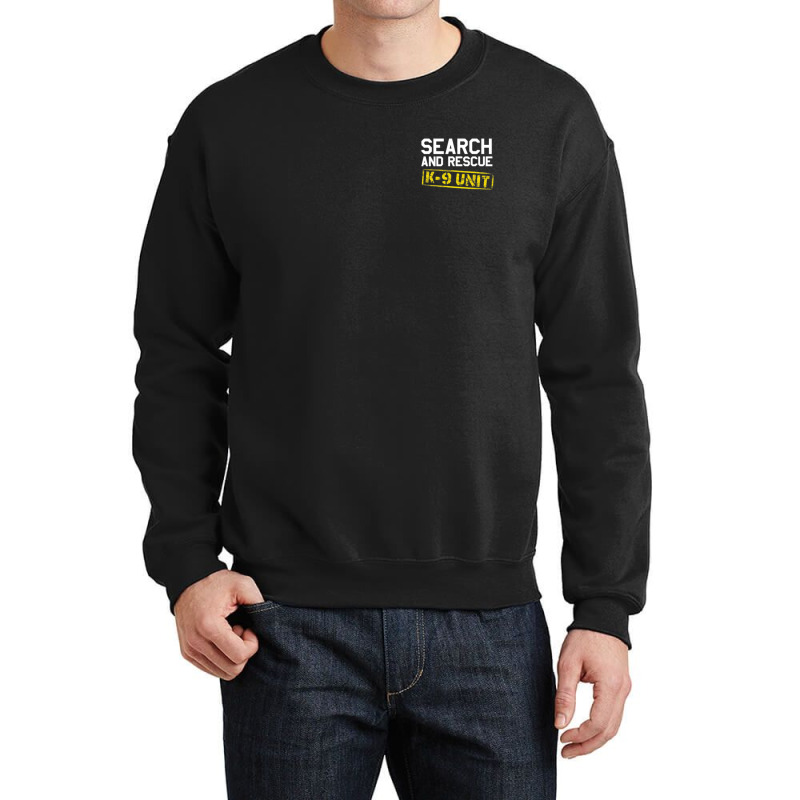 K9 Thin Orange Line Search & Rescue Sar K-9 Team Crewneck Sweatshirt by cm-arts | Artistshot