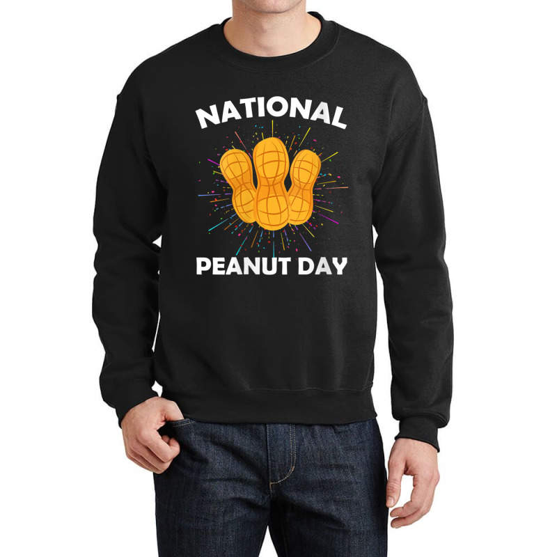 Womens Peanut Nut Peanut V-neck Crewneck Sweatshirt | Artistshot