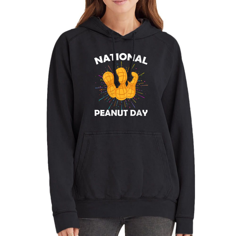 Womens Peanut Nut Peanut V-neck Vintage Hoodie | Artistshot