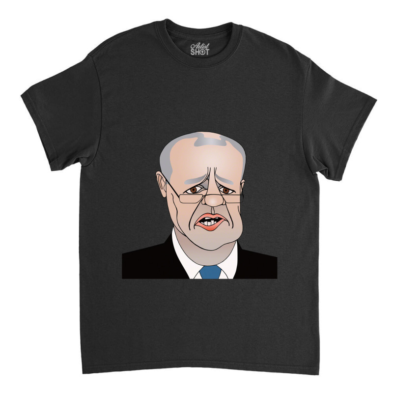 Scott Morrison Cartoon Classic T-shirt by cm-arts | Artistshot