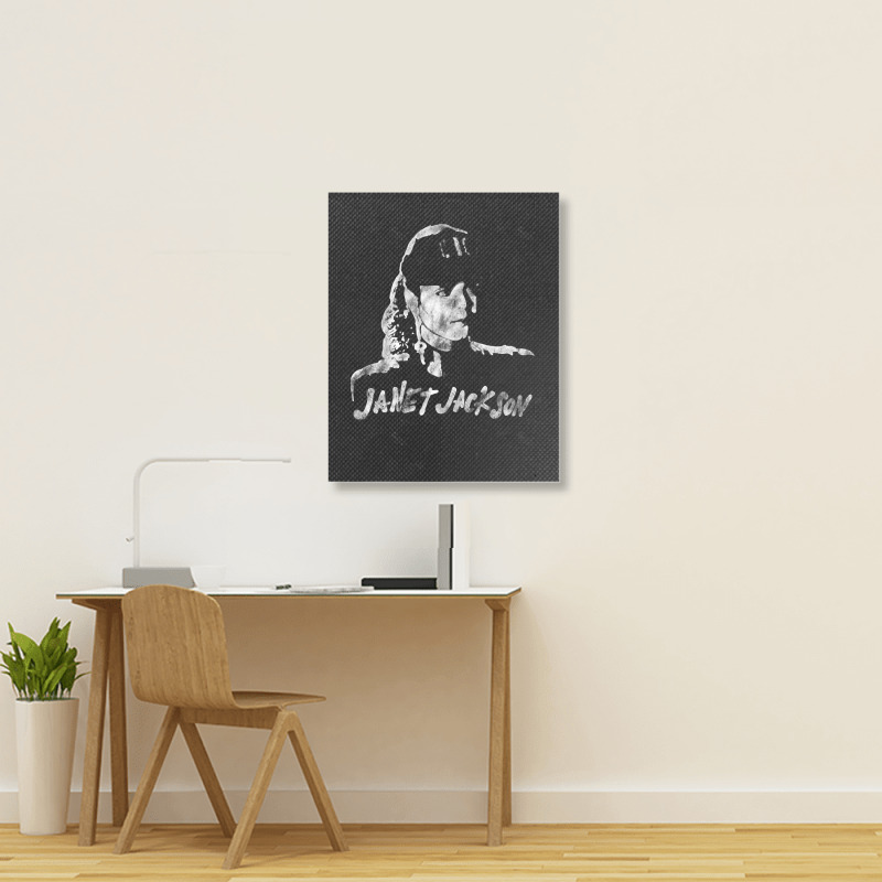 Janet Jackson, The Janet Jackson, Janet Jackson Art, Janet Jackson Vin Portrait Canvas Print | Artistshot