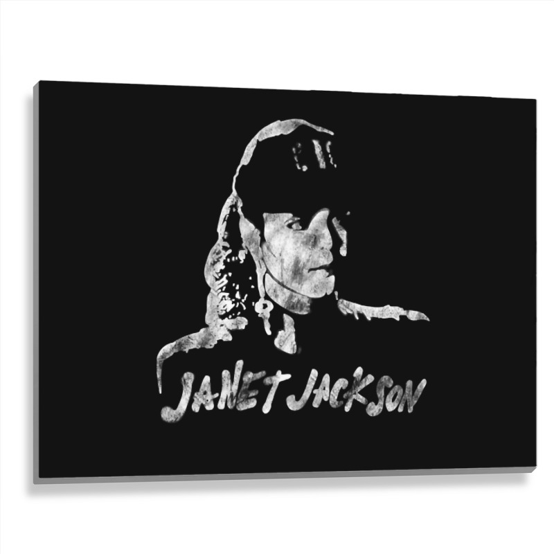 Janet Jackson, The Janet Jackson, Janet Jackson Art, Janet Jackson Vin Metal Print Horizontal | Artistshot