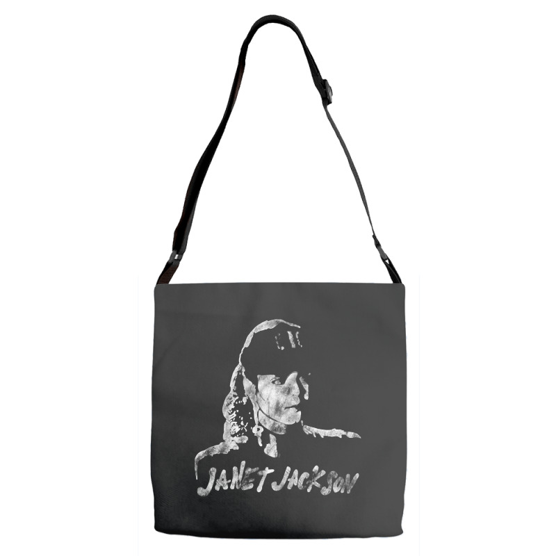 Janet Jackson, The Janet Jackson, Janet Jackson Art, Janet Jackson Vin Adjustable Strap Totes | Artistshot