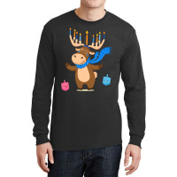 Jewish Moose Funny Hanukkah  Moose Girl Women Pajamas Long Sleeve Shirts | Artistshot