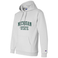 Michigan State Spartans Retro Arch Heather Gray Pullover Hoodie Champion Hoodie | Artistshot