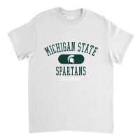 Michigan State Spartans Varsity Black Officially Licensed Pullover Hoo Classic T-shirt | Artistshot