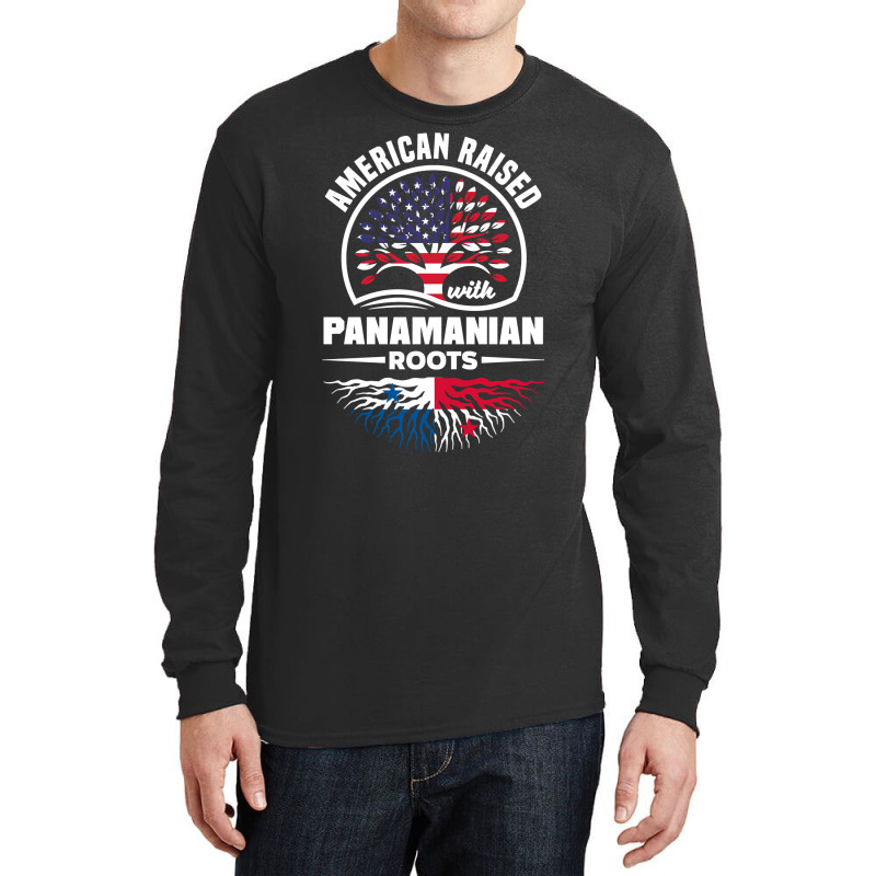 American Raised With Panamanian Roots Panama Panama Flag Pullover Hood Long Sleeve Shirts by cm-arts | Artistshot