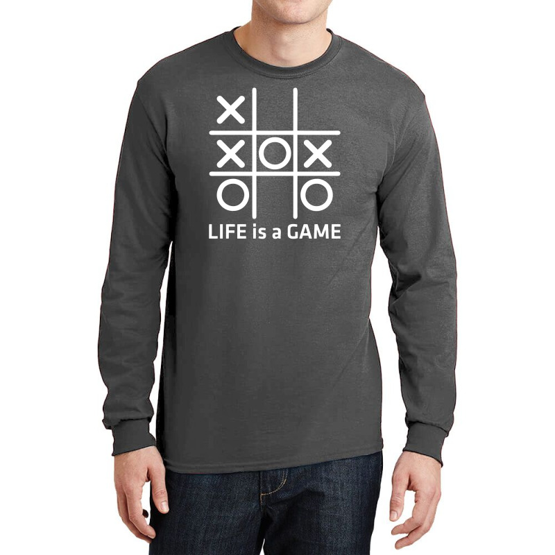 Life Is A Game Long Sleeve Shirts | Artistshot