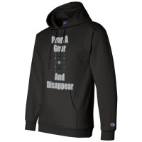 Funny Car Guy Gift   Drop A Gear And Disappear Stick Shift Pullover Ho Champion Hoodie | Artistshot