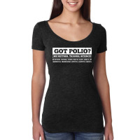 Polio Vaccine Pro Vaccination Thanks Science Vaccinator T Shirt Women's Triblend Scoop T-shirt | Artistshot