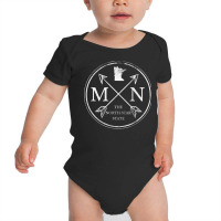 Cute Minnesota Mn The North Star State Sweatshirt Baby Bodysuit | Artistshot