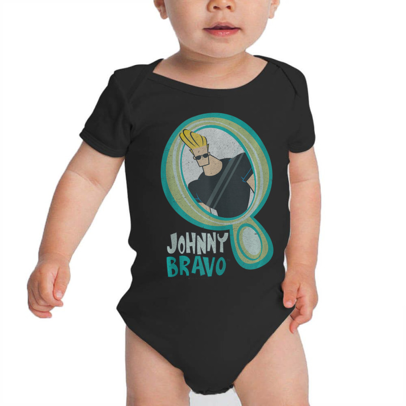 Cn Johnny Bravo Mirror Portrait Baby Bodysuit by ngodieutrinh | Artistshot