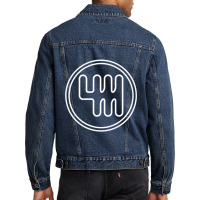 Manual Transmission Shift Pattern Outline 6 Speed Men Denim Jacket | Artistshot