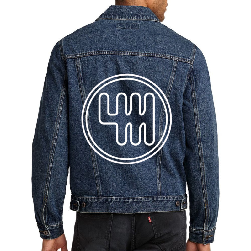 Manual Transmission Shift Pattern Outline 6 Speed Men Denim Jacket by cm-arts | Artistshot