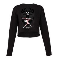 Cn Samurai Jack Aku Distressed Silhouettes Cropped Sweater | Artistshot