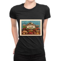 Nowruz Setup (watercolor) Premium Scoop Ladies Fitted T-shirt | Artistshot