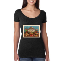 Nowruz Setup (watercolor) Premium Scoop Women's Triblend Scoop T-shirt | Artistshot