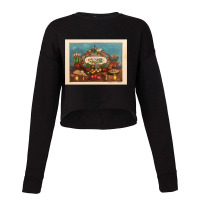 Nowruz Setup (watercolor) Premium Scoop Cropped Sweater | Artistshot