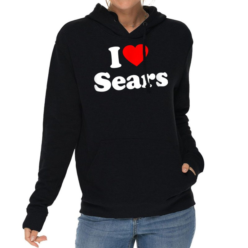 Sears Love Heart College University Alumni T Shirt Lightweight Hoodie | Artistshot