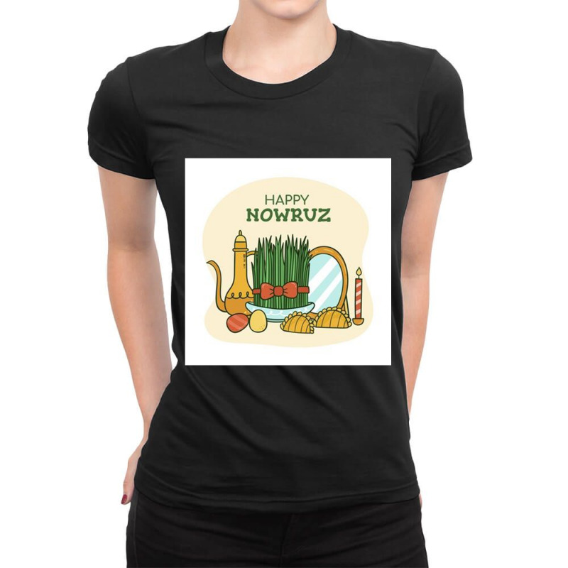 Nowruz. Ladies Fitted T-Shirt by cm-arts | Artistshot