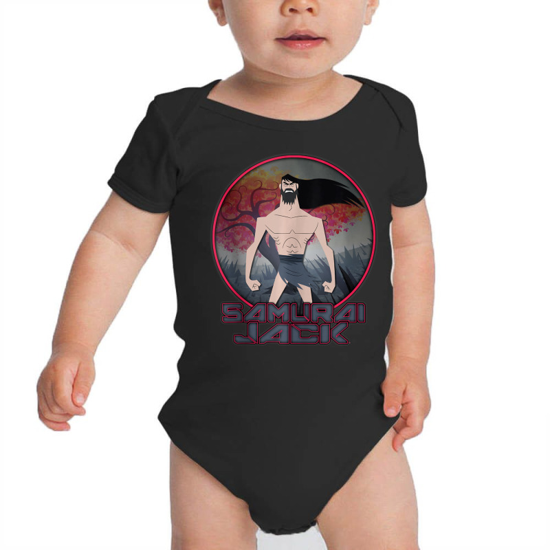 Cn Samurai Jack Circle Portrait Baby Bodysuit by ngodieutrinh | Artistshot