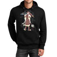 Cn Samurai Jack Red Hue Portrait Unisex Hoodie | Artistshot