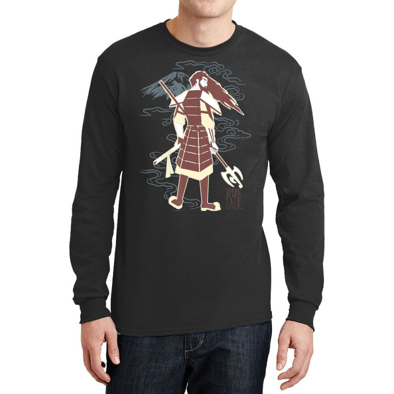 Cn Samurai Jack Red Hue Portrait Long Sleeve Shirts by ngodieutrinh | Artistshot