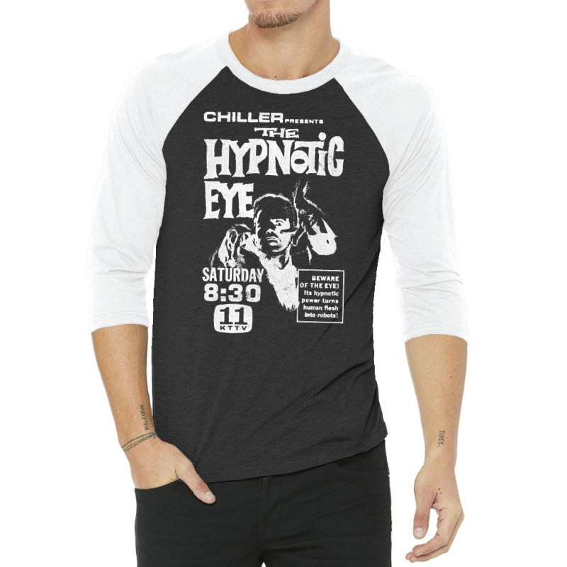 Hypnotic Eye, Hypnotic Eye Vintage, Hypnotic Eye Art, Hypnotic Eye Pai 3/4 Sleeve Shirt by SHOPP8D | Artistshot