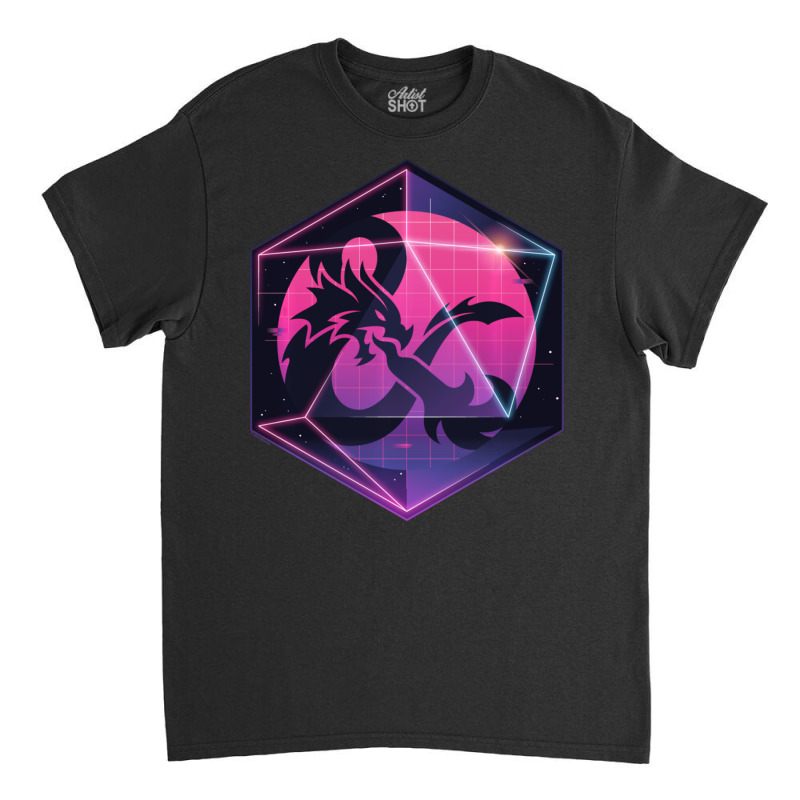 Dungeons & Dragons Ampersand In 3d Dice Classic T-shirt | Artistshot