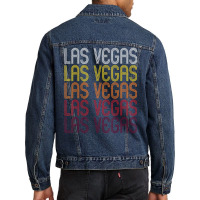 Las Vegas, Nv Vintage Style Nevada Men Denim Jacket | Artistshot