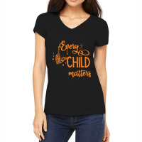 Portion Donated! Every Child Matters Women's V-neck T-shirt | Artistshot