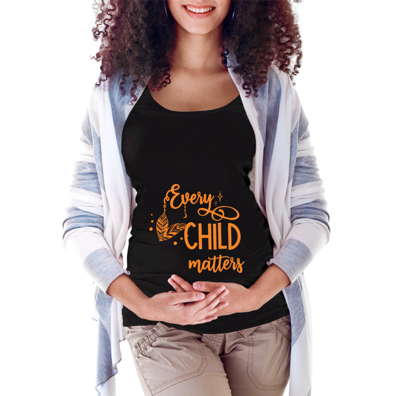 Portion Donated! Every Child Matters Maternity Scoop Neck T-shirt by JULIUSGERADEAU | Artistshot