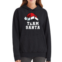 Team Santa Christmas Family Matching Christmas Vintage Hoodie | Artistshot