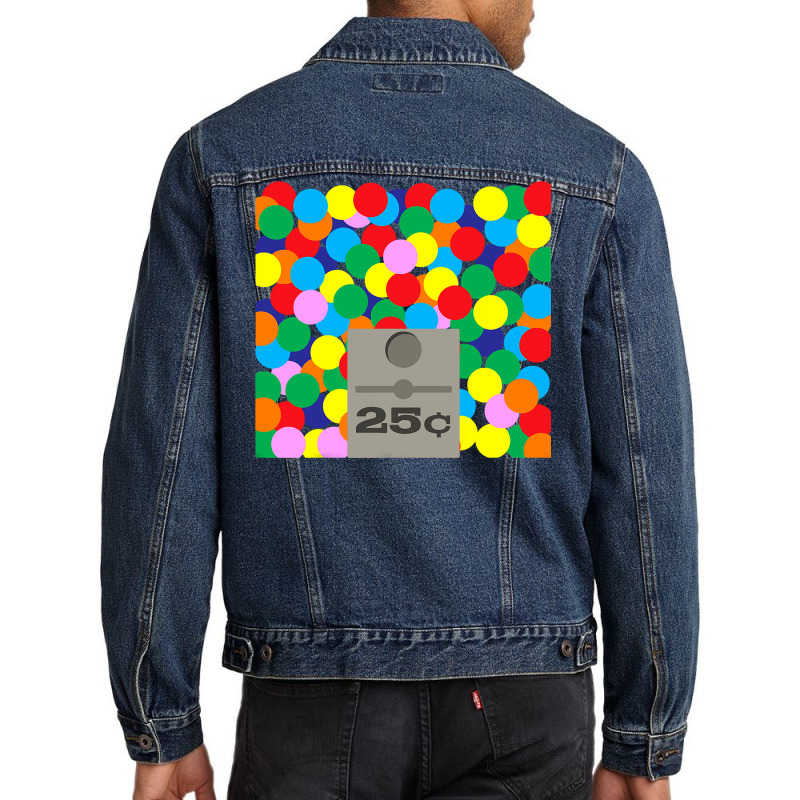 Gum Ball Machine Costume  For Halloween Men Denim Jacket | Artistshot