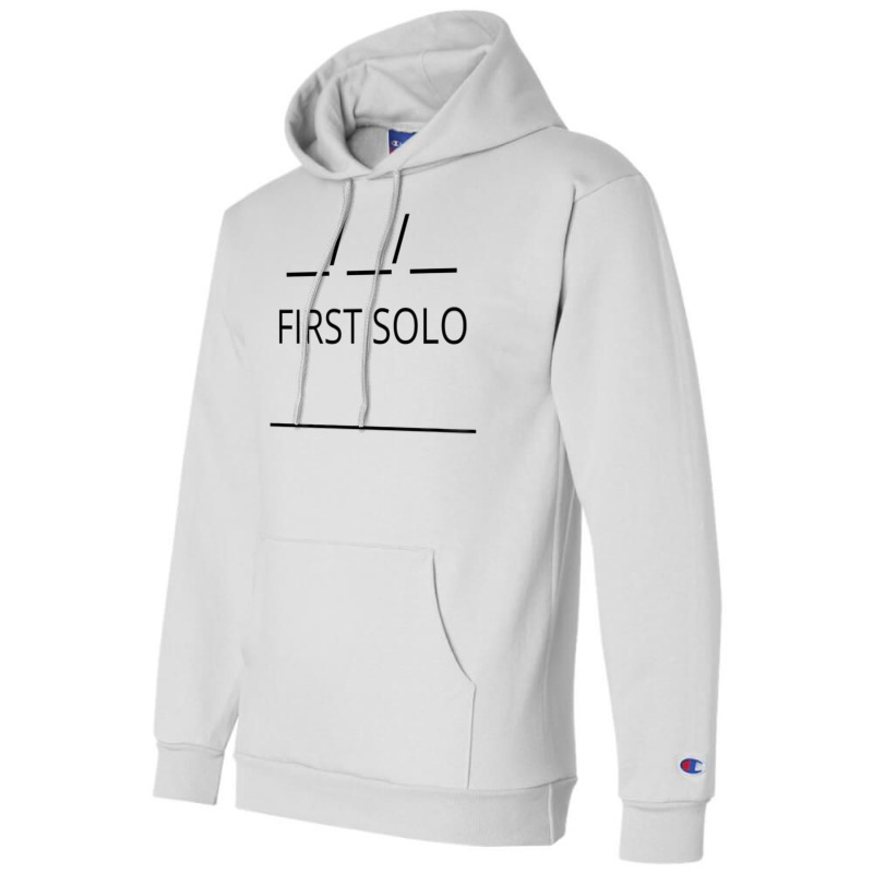 First Solo Shirt Tail Flight School Instructor Private Pilot Premium T Champion Hoodie by cm-arts | Artistshot