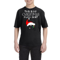 This Is My Christmas Pajama Funny Gamer Youth Tee | Artistshot