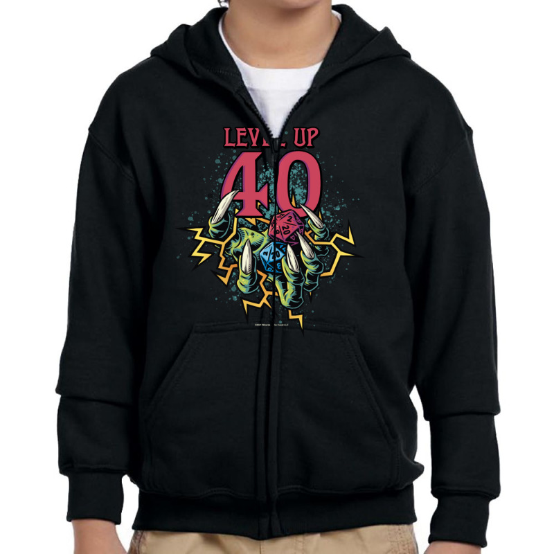 Dungeons & Dragons Birthday Level Up Forty Youth Zipper Hoodie by hotoancuong | Artistshot