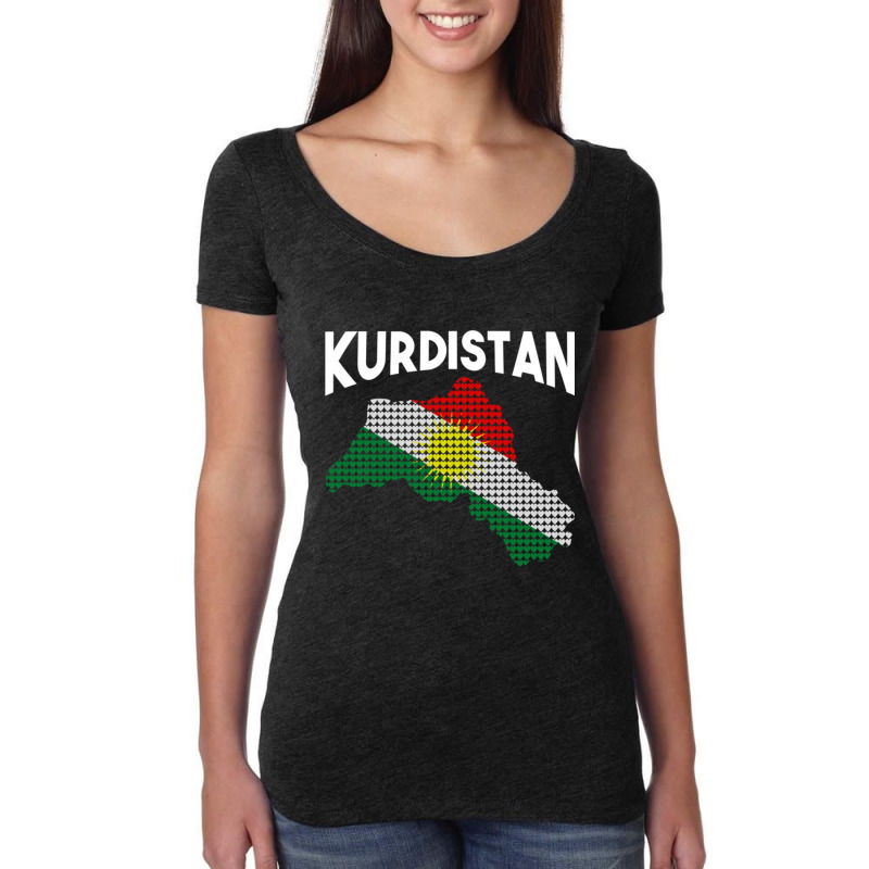 Kurdistan Freedom Kurdish Women's Triblend Scoop T-shirt by cm-arts | Artistshot