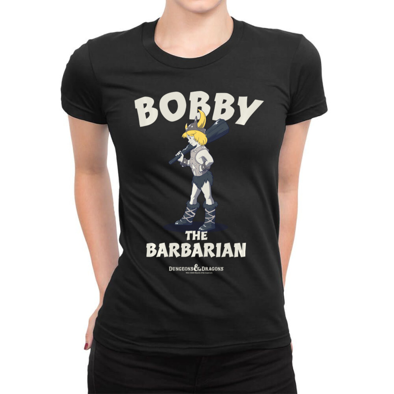 Dungeons & Dragons Bobby The Barbarian Portrait Ladies Fitted T-Shirt by hotoancuong | Artistshot