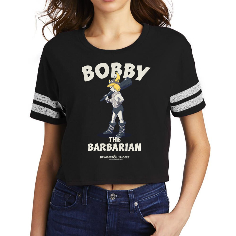 Dungeons & Dragons Bobby The Barbarian Portrait Scorecard Crop Tee by hotoancuong | Artistshot